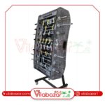 فوتبال دستی تاشو چرخدار MDF کف شیشه